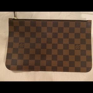 Louis Vuitton Damier Ebene Zip Clutch